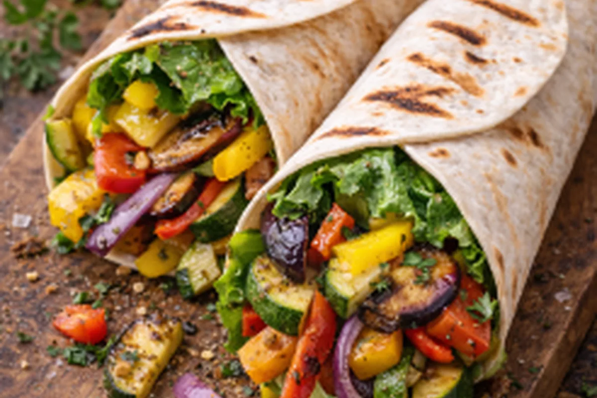 Grilled Vegetable Wraps