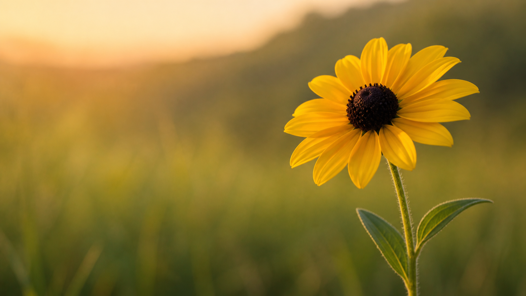 Maryland meadow habitat context for Black-eyed Susan