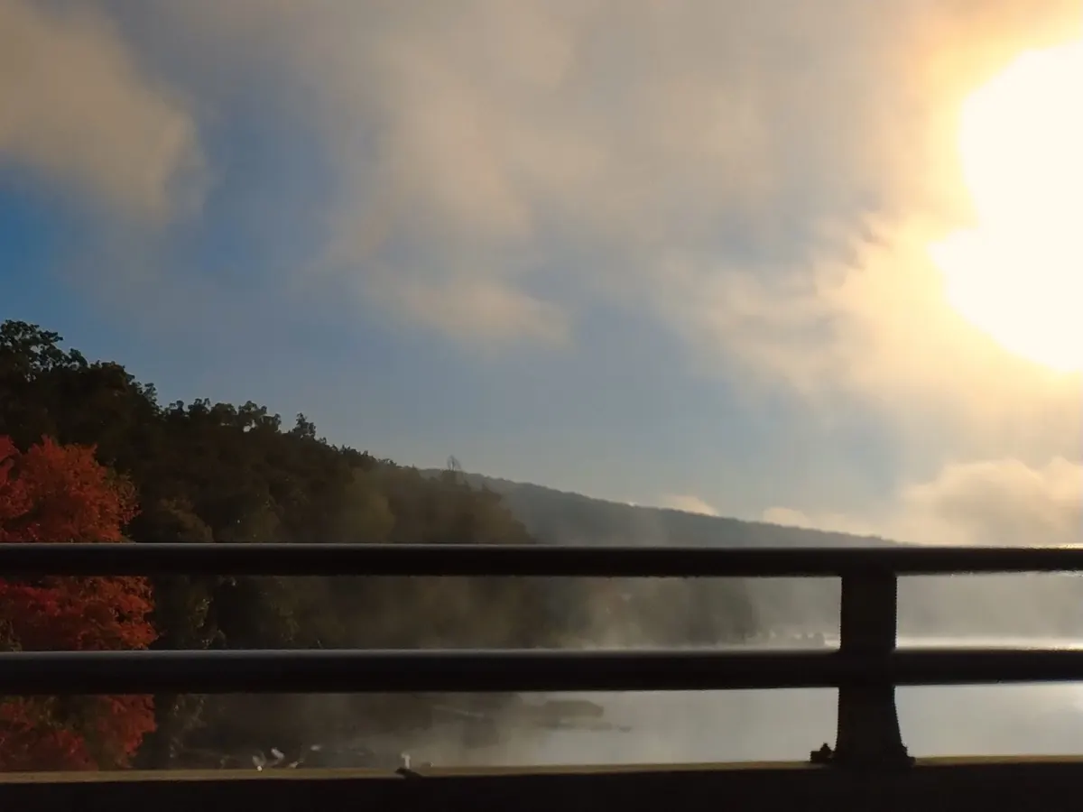 Protected mountain and wetland landscape in Maryland